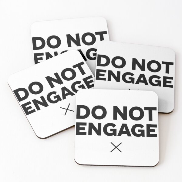Item preview, Do Not Engage Funny Introvert Minimalist Shirt designed and sold by MoodOffline12427.