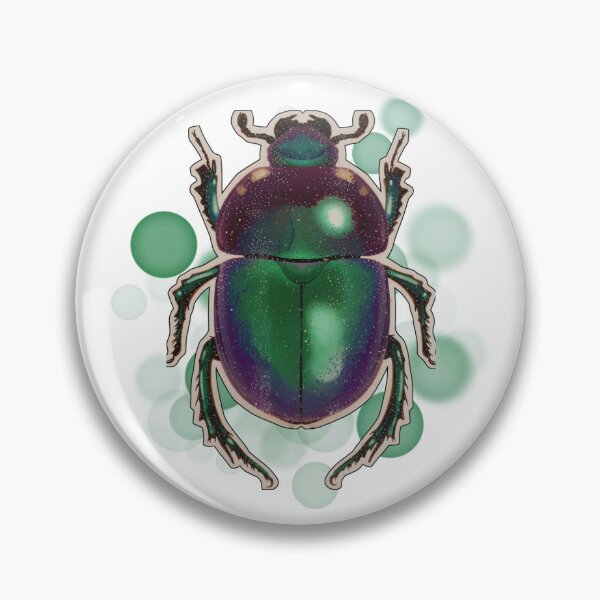 Item preview, Blue and Green Bettle - Animal Illustration designed and sold by iamKRUK.