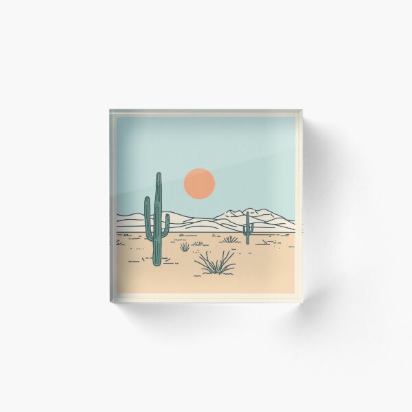 Item preview, Desert art designed and sold by Fuzzle studio.