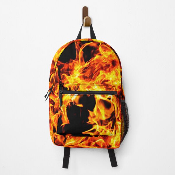 Item preview, Intense Burning Orange Flame Texture Dark Aesthetic designed and sold by Patternair.
