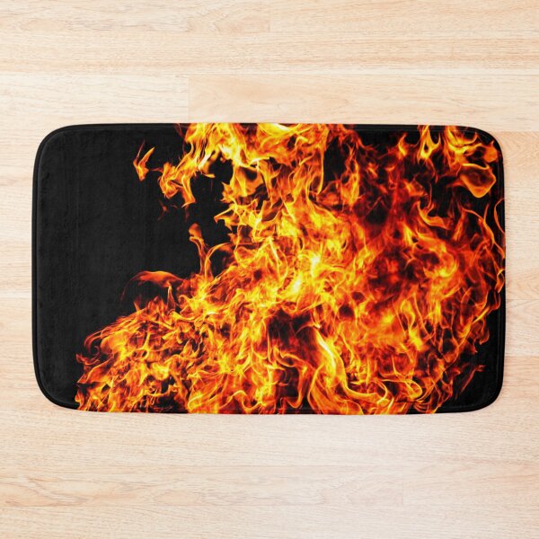 Item preview, Intense Burning Orange Flame Texture Dark Aesthetic designed and sold by Patternair.