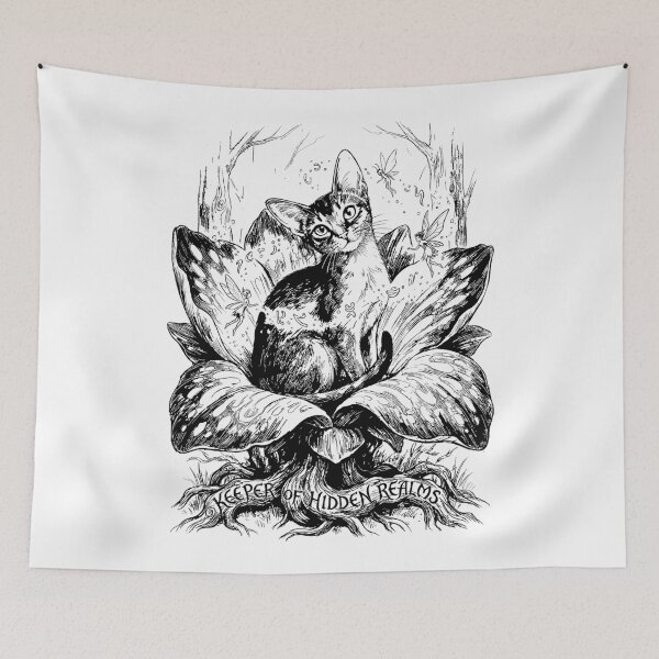 Item preview, The Whispering Forest Oracle - Abyssinian Cat designed and sold by bapupa.