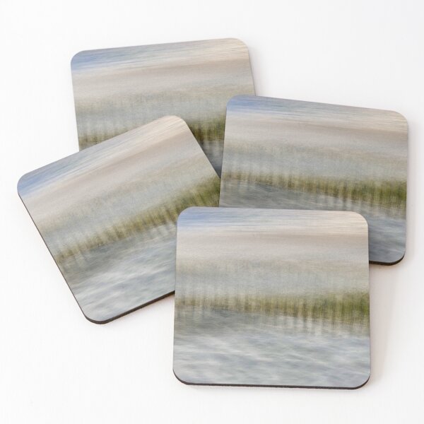 Item preview, ICM soft beach  abstract seascape in a rhythm of green movement.  designed and sold by Jonnekesart.