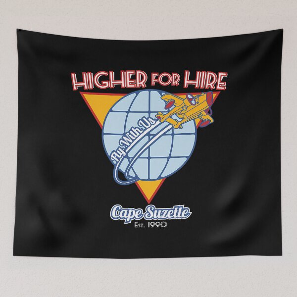 Item preview, Higher For Hire Fly With Us Cape Suzette designed and sold by Happyjaywalk.