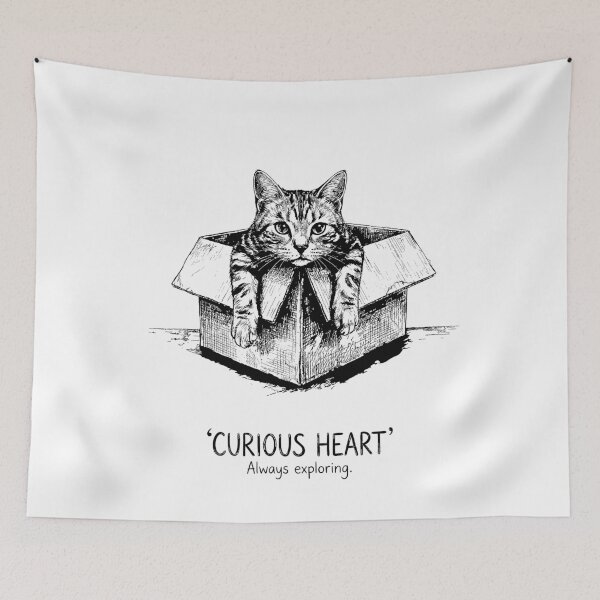 Item preview, The Curious Peek - American Shorthair Cat designed and sold by bapupa.