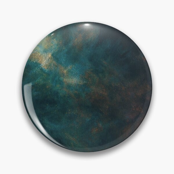 Item preview, Arte mural abstracto en tonos azul verdoso y carmesí medianoche: pintura oscura y atmosférica. designed and sold by simpleyetcanva.