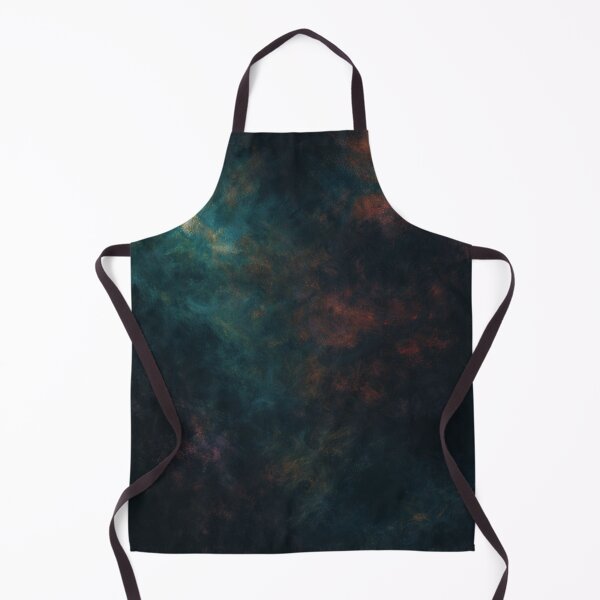 Item preview, Midnight Teal and Crimson Abstract Wall Art – Moody Atmospheric Dark Painting designed and sold by simpleyetcanva.