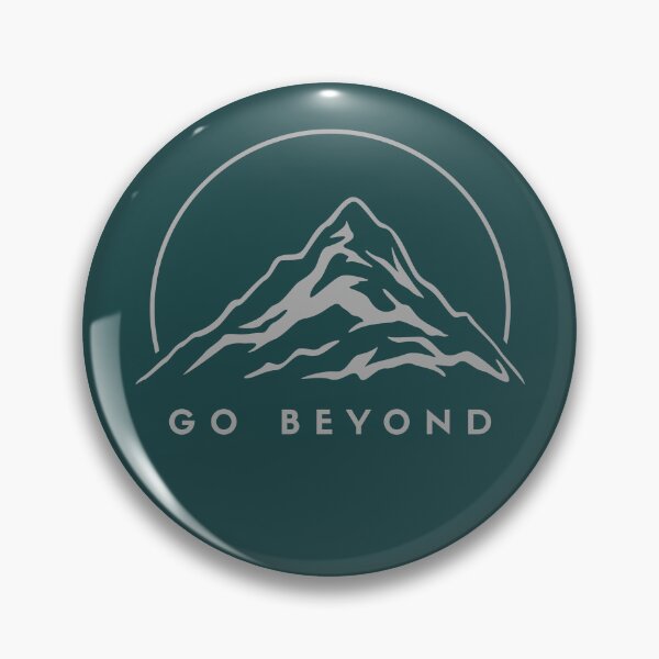Item preview, Go Beyond Mountain – Minimal Outdoor Adventure Nature Design designed and sold by Slow Vibes Designs.