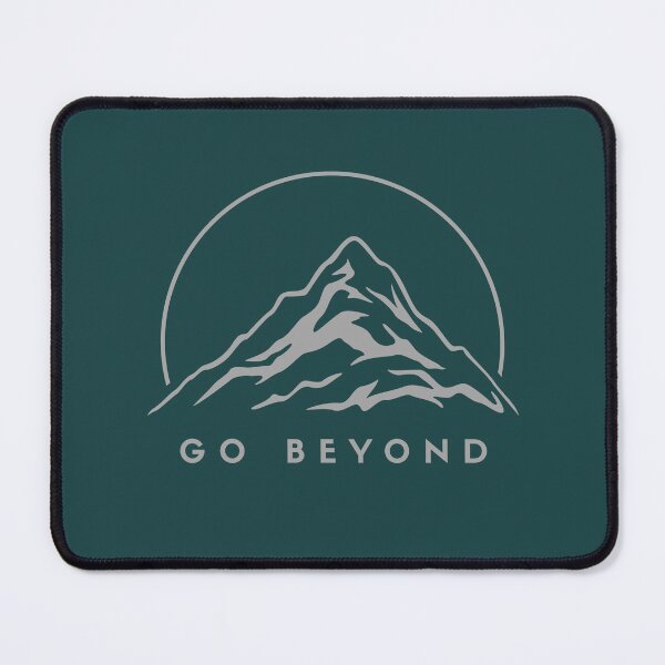 Item preview, Go Beyond Mountain – Minimal Outdoor Adventure Nature Design designed and sold by Slow Vibes Designs.