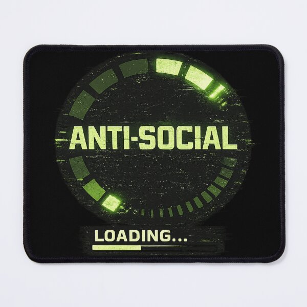 Item preview, Anti-Social Loading – Introvert Humor Digital Status Design designed and sold by SpainDesign77.