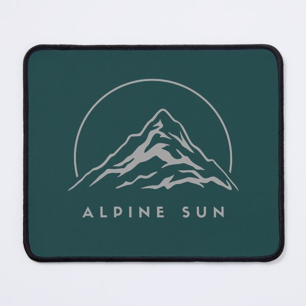 Item preview, Alpine Sun Mountain – Minimalist Outdoor Nature Design designed and sold by Slow Vibes Designs.