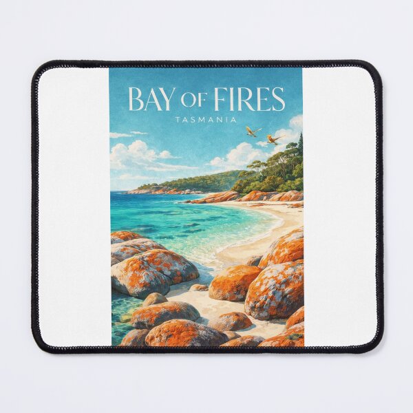 Item preview, Bay of Fires Tasmania East Coast Australia Binalong Bay Coastal Landscape designed and sold by Places On Earth.