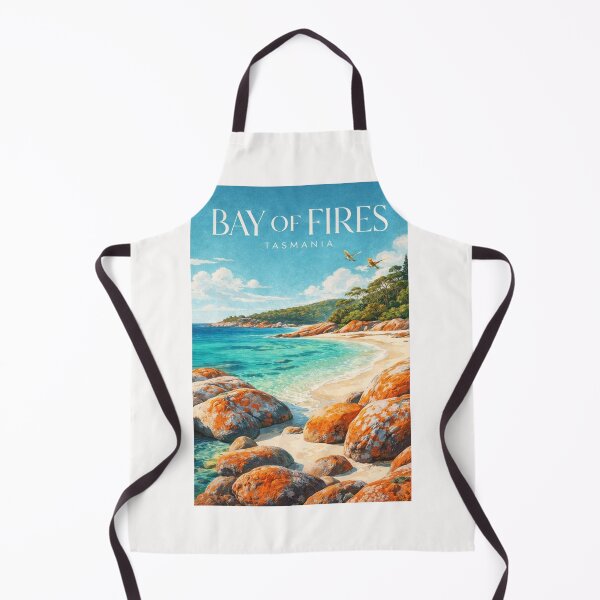 Item preview, Bay of Fires Tasmania East Coast Australia Binalong Bay Coastal Landscape designed and sold by Places On Earth.