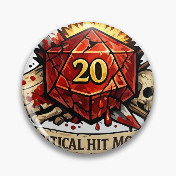 Item preview, Critical Hit Mood – D20 Fantasy Gamer Design designed and sold by GaliciaCity.