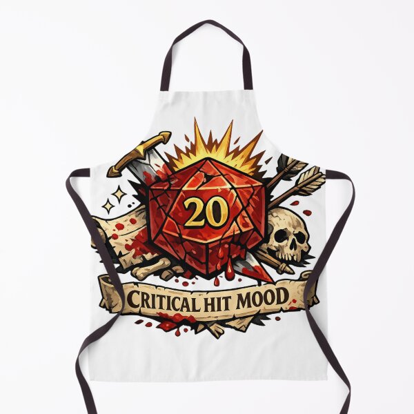 Item preview, Critical Hit Mood – D20 Fantasy Gamer Design designed and sold by GaliciaCity.