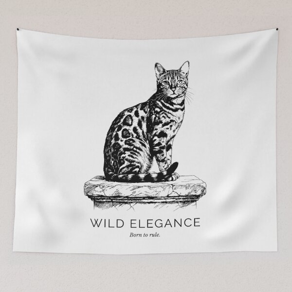 Item preview, The Spotted Monarch - Bengal Cat designed and sold by bapupa.