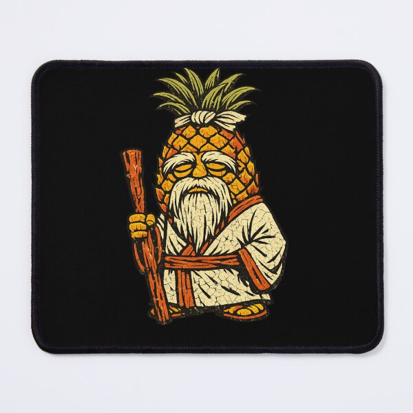 Item preview, Pineapple Sensei — Funny Fruit Wise Master Vintage Japanese Retro designed and sold by Moedex.