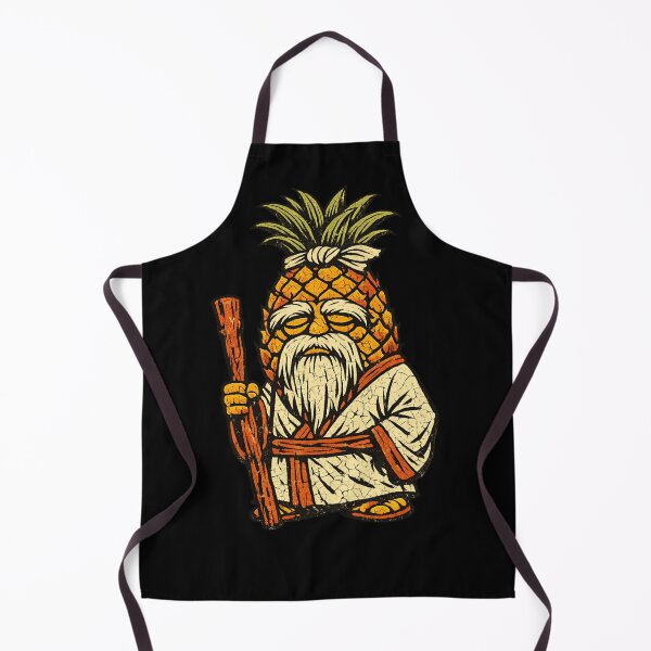 Item preview, Pineapple Sensei — Funny Fruit Wise Master Vintage Japanese Retro designed and sold by Moedex.