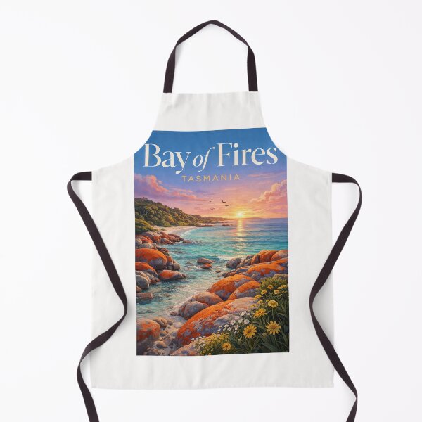 Item preview, Bay of Fires Sunset Tasmania Binalong Bay Tasman Sea East Coast designed and sold by Places On Earth.
