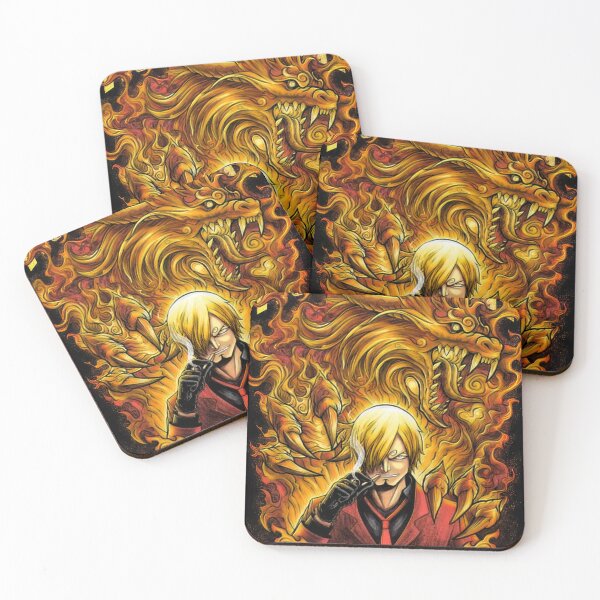 Item preview, One Piece Kuroashi Sanji designed and sold by sandrahofer-art.