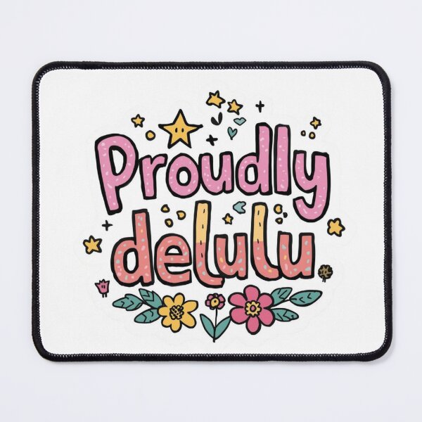 Item preview, proudly Delulu quotes meme stickers| Delulu Is The Solulu Sticker | Funny Meme Aesthetic | In My Delulu Era 2026 | Kpop Delusional overthinking manVibes v10 designed and sold by CosmicNook1.