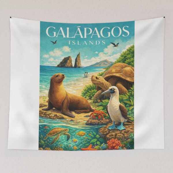 Item preview, Galápagos Islands Wildlife Ecuador Pacific Ocean Near Isabela Island Archipelago designed and sold by Places On Earth.