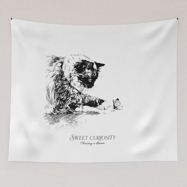Item preview, The Ethereal Flutter - Birman Cat designed and sold by bapupa.
