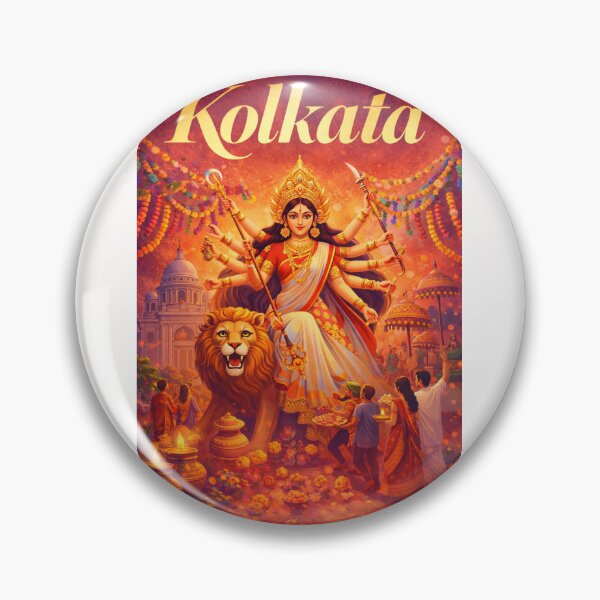 Item preview, Kolkata Durga Puja Celebration Kumartuli Kalighat Temple Heritage designed and sold by Places On Earth.