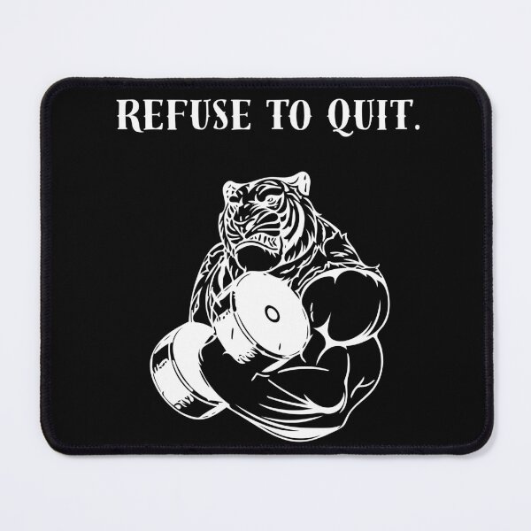 Item preview, Refuse to Quit - Savage Tiger Bodybuilder Art designed and sold by poomfitshirt.