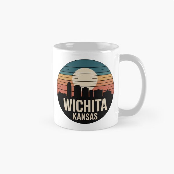 Item preview, Wichita, KS: Sunset Skyline Large Centered Moon designed and sold by CircinusStore.