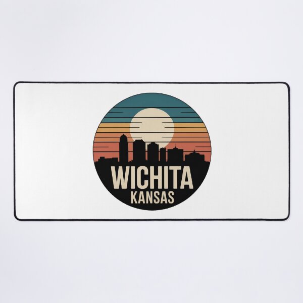 Item preview, Wichita, KS: Sunset Skyline Large Centered Moon designed and sold by CircinusStore.