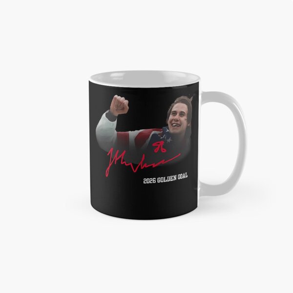 Item preview, Jack Hughes Usa Hockey Golden Goal 2026 Hockey designed and sold by Ck-2106design.