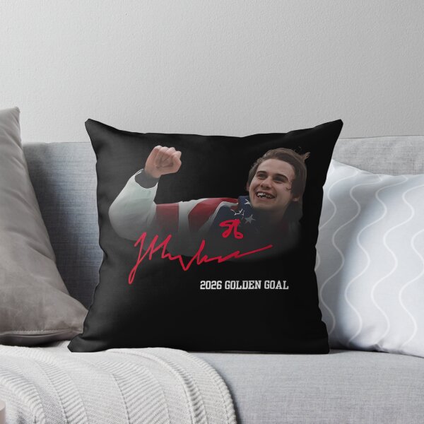 Item preview, Jack Hughes Usa Hockey Golden Goal 2026 Hockey designed and sold by Ck-2106design.