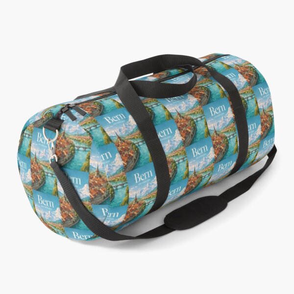 Item preview, Bern Switzerland Aare River Old City Swiss Alps View designed and sold by Places On Earth.