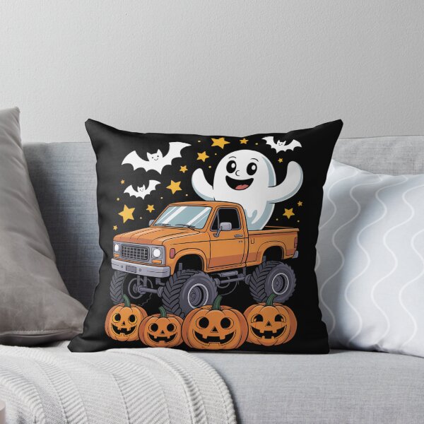 Item preview, Monster Truck Boy Kids Ghost Pumpkin Halloween designed and sold by papertaless.