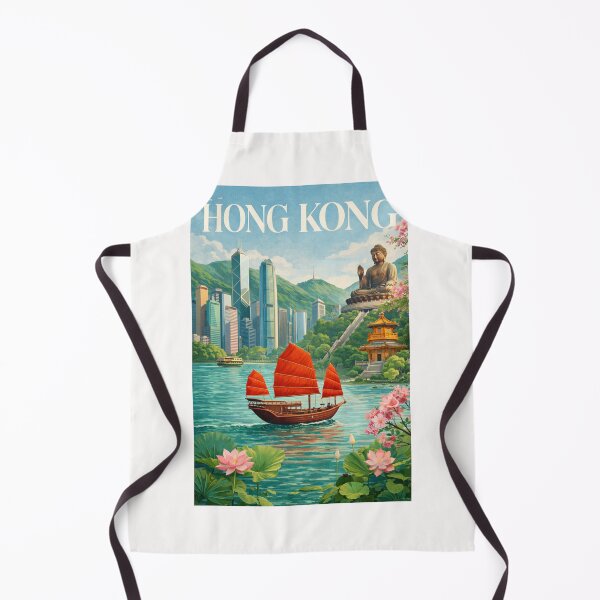 Item preview, Hong Kong Victoria Harbour Skyline Tian Tan Buddha Lantau Island designed and sold by Places On Earth.
