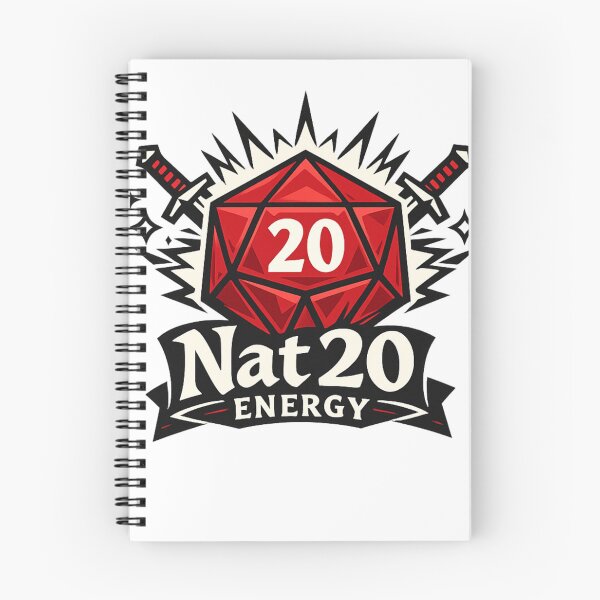 Item preview, Nat 20 Energy – D20 RPG Gamer Shirt designed and sold by GaliciaCity.