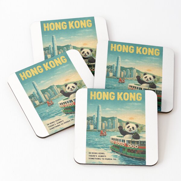 Item preview, Hong Kong Victoria Harbour Panda Star Ferry Skyline Central designed and sold by Places On Earth.