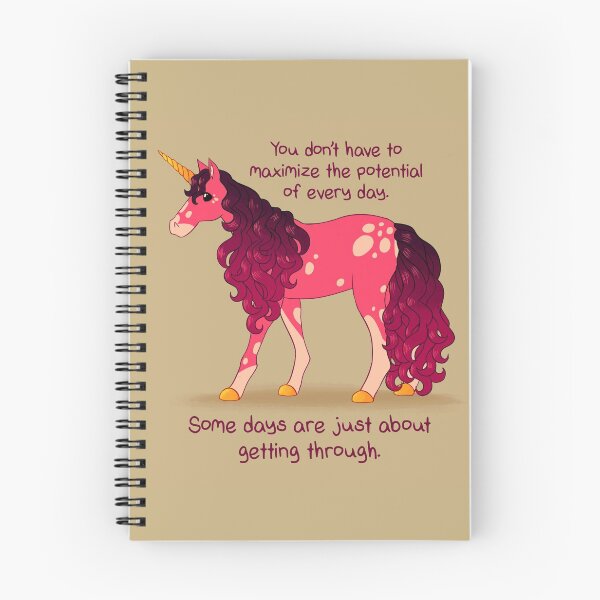 Item preview, "You Don't Have to Maximize the Potential of Every Day" Unicorn designed and sold by thelatestkate.