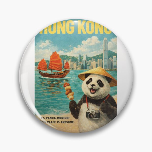 Item preview, Hong Kong Victoria Harbour With Panda Star Ferry Skyline Central designed and sold by Places On Earth.