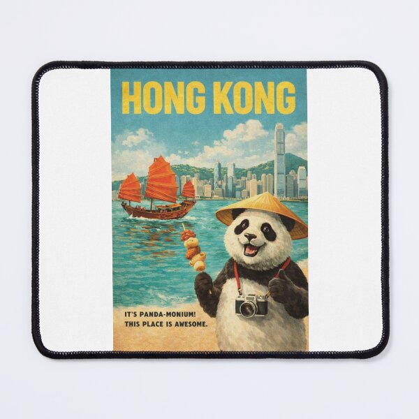 Item preview, Hong Kong Victoria Harbour With Panda Star Ferry Skyline Central designed and sold by Places On Earth.