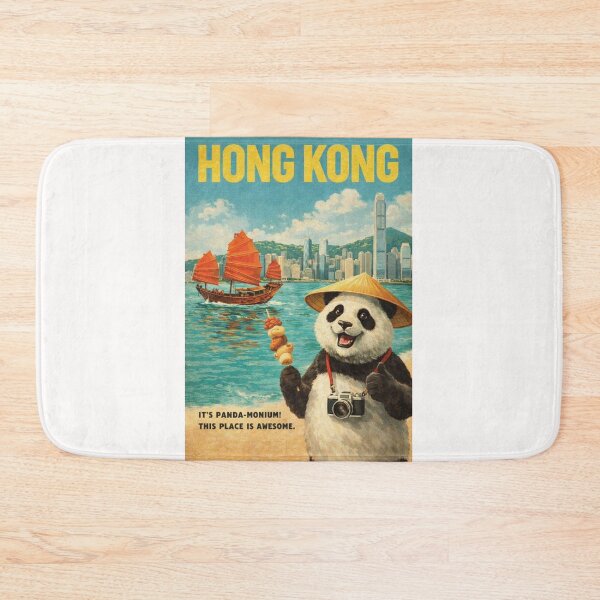 Item preview, Hong Kong Victoria Harbour With Panda Star Ferry Skyline Central designed and sold by Places On Earth.