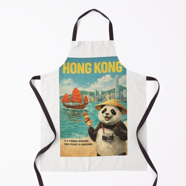 Item preview, Hong Kong Victoria Harbour With Panda Star Ferry Skyline Central designed and sold by Places On Earth.