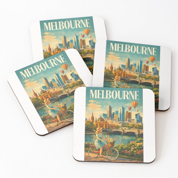Item preview, Melbourne Yarra River Flinders Street Station City Skyline designed and sold by Places On Earth.