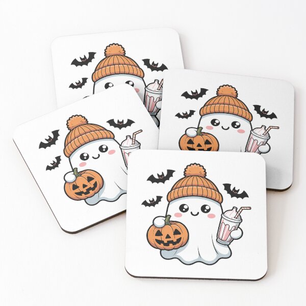 Item preview, Little Ghost Ice Coffee Ghost Halloween designed and sold by papertaless.