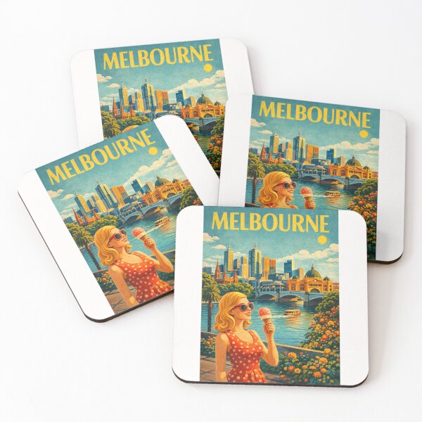 Item preview, Melbourne Victoria Yarra River Flinders Street Federation Square designed and sold by Places On Earth.