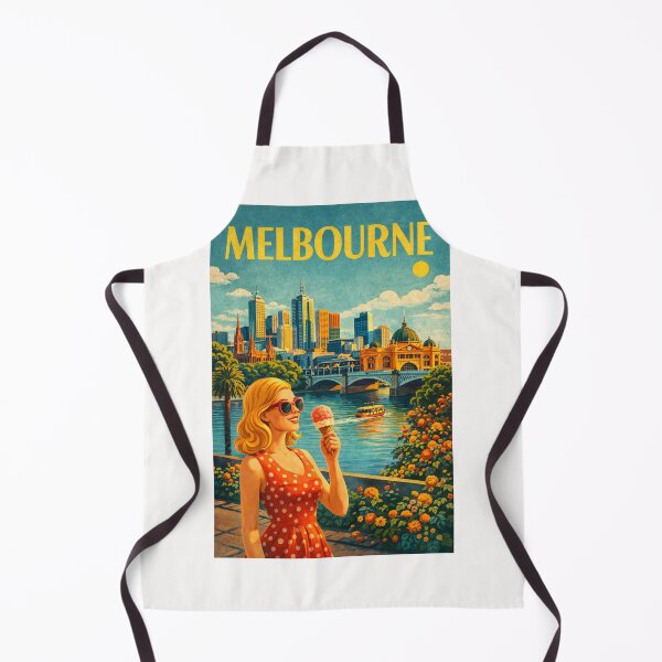 Item preview, Melbourne Victoria Yarra River Flinders Street Federation Square designed and sold by Places On Earth.