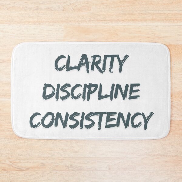 Item preview, Clarity, Discipline & Consistency designed and sold by HELLO TIGER.