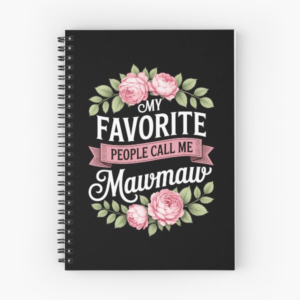 Item preview, My Favorite People Call Me Maw-maw floral mother's day designed and sold by papertaless.