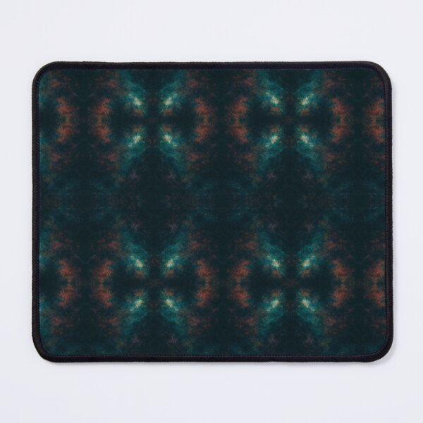 Item preview, Dark Teal and Crimson Abstract Seamless Pattern – Moody Celestial Repeat Design designed and sold by simpleyetcanva.